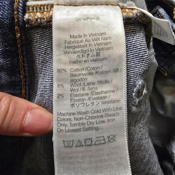 Madewell The Perfect Vintage Straight Jean stretch high rise denim size 28 - Picture 13 of 13